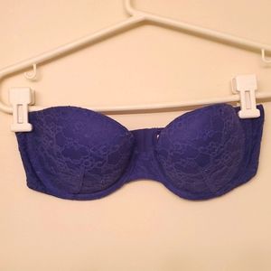 Victoria's Secret lacey strapless bra